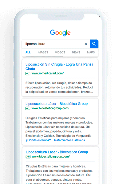 Anuncios de búsqueda